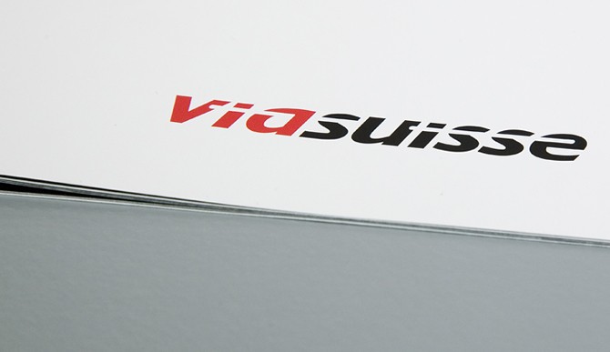 Logo Viasuisse von Werbeagentur Bern - Blitz & Donner